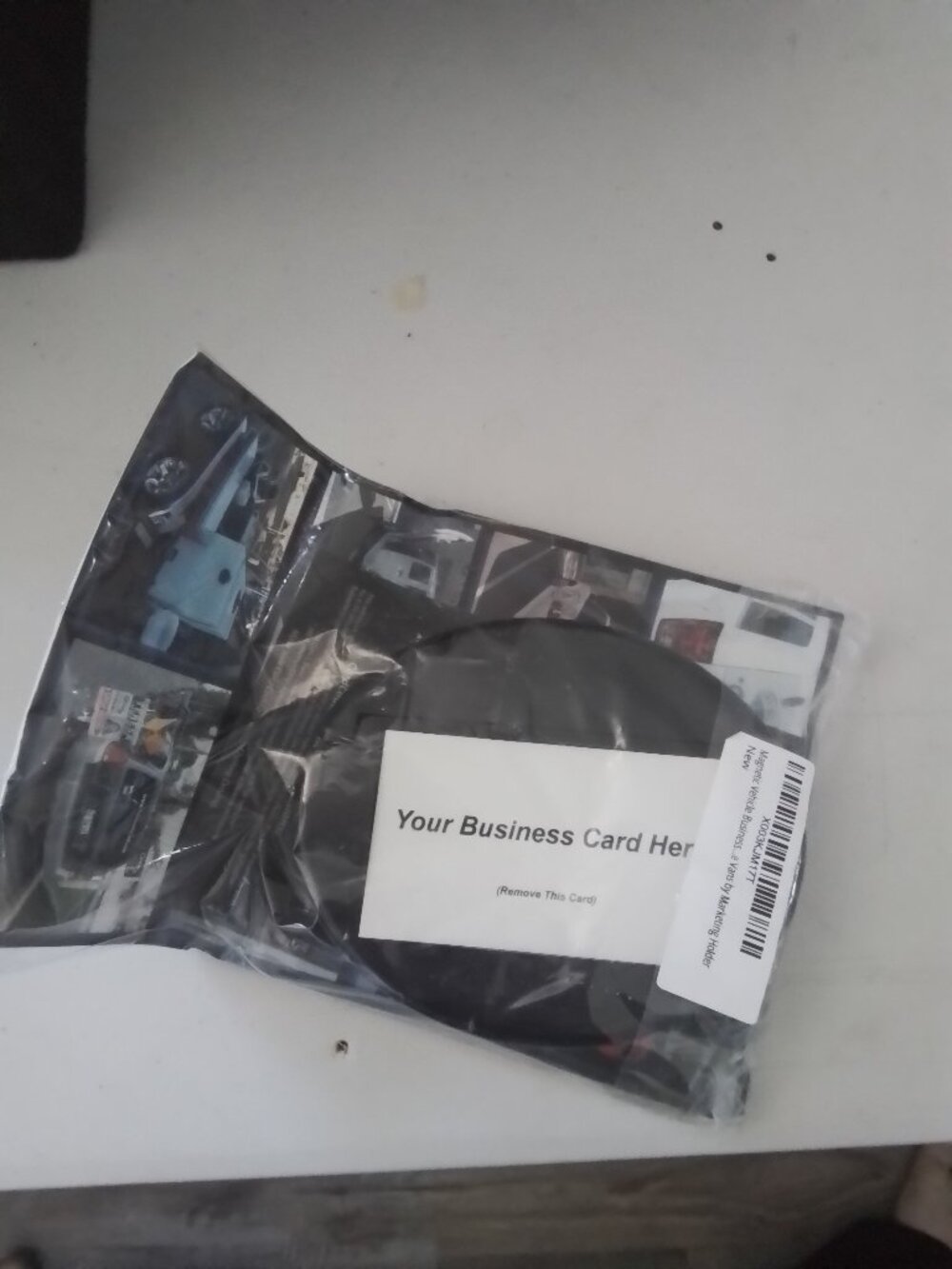 Business Card Holder For Car NWT  Black